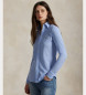 Polo Ralph Lauren Camisa oxford de algodão Slim Fit azul