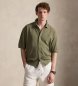 Polo Ralph Lauren Relaxed Fit overhemd van katoen groen