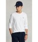Polo Ralph Lauren Camiseta de malha jersey Custom Slim Fit branco