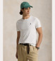 Polo Ralph Lauren T-shirt de malha personalizada branca