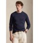 Polo Ralph Lauren Camiseta de malha jersey Custom Slim Fit marinho