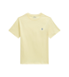 Polo Ralph Lauren Camiseta de punto jersey de algodón amarillo
