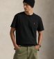 Polo Ralph Lauren Classic Fit T-Shirt aus schwerem Strick schwarz