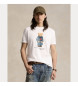 Polo Ralph Lauren T-shirt lavorata a maglia Polo Bear Classic Fit Bianca