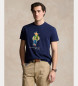 Polo Ralph Lauren T-shirt de malha Polo Bear Classic Fit azul-marinho