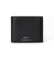 Polo Ralph Lauren Portafoglio 3 in 1 in morbida pelle nera