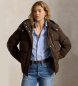 Polo Ralph Lauren Piumino trapuntato marrone