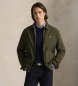 Polo Ralph Lauren Casaco com duplo reforço em sarja verde escura