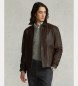 Polo Ralph Lauren Brown Smooth Leather Jacket