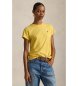 Polo Ralph Lauren Yellow Classic Fit cotton knit T-shirt