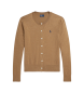 Polo Ralph Lauren C�rdigan de cuello redondo marr�n