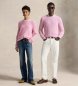 Polo Ralph Lauren Der rosafarbene Kaschmirpullover mit Zopfmuster