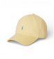 Polo Ralph Lauren Gorra de sarga de algodón amarillo