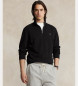 Polo Ralph Lauren Pull noir à col zippé
