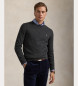 Polo Ralph Lauren Pralen volneni pulover Slim Fit sive barve