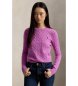 Polo Ralph Lauren Roza pulover iz volne in ka?mirja