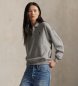 Polo Ralph Lauren Jersey tipo polo de felpa ligera gris