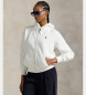 Polo Ralph Lauren Sweatshirt med fuld lynls, hvid