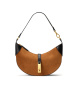 Polo Ralph Lauren Mini sac à bandoulière Polo ID en daim marron