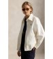 Polo Ralph Lauren Veste en coton double face blanc crème