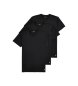 Polo Ralph Lauren Pack de tres camisetas interiores negro