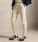 Polo Ralph Lauren Cream white double knit jogger pants