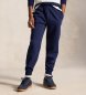 Polo Ralph Lauren Pantaloni da jogging blu navy in maglia doppia