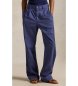 Polo Ralph Lauren Relaxed cotton trousers with blue darts