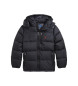 Polo Ralph Lauren Casaco com capuz ripstop down preto