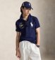 Polo Ralph Lauren Polo con logo Big Pony, vestibilità slim personalizzata, blu navy