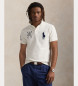 Polo Ralph Lauren Polo Custom Slim Fit con Big Pony blanco