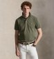 Polo Ralph Lauren Polo em piqué elástico Custom Slim Fit verde escuro