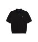 Polo Ralph Lauren Zwart pikékatoenen poloshirt met relaxed fit
