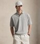 Polo Ralph Lauren Polo em piqué, corte relaxado, cinzento