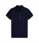 Polo Ralph Lauren Granatowa koszulka polo Slim Fit Stretch