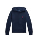 Polo Ralph Lauren Felpa con cappuccio in pile blu navy