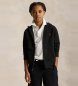 Polo Ralph Lauren Black hooded fleece sweatshirt