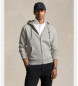 Polo Ralph Lauren Sweat-shirt gris à double maille