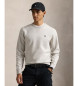 Polo Ralph Lauren Graues Doppelstrick-Sweatshirt