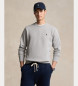 Polo Ralph Lauren Graues Sweatshirt mit gesticktem Pony