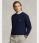 Polo Ralph Lauren Marinefarbenes Sweatshirt mit gesticktem Pony