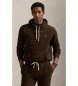 Polo Ralph Lauren RL-sweatshirt med hætte, brun