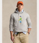 Polo Ralph Lauren Sudadera con capucha Seasonal Bear gris