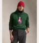 Polo Ralph Lauren Sudadera con capucha Seasonal Bear verde