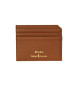 Polo Ralph Lauren Porte-cartes en cuir lisse marron