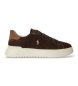 Polo Ralph Lauren Baskets en daim Rlite marron