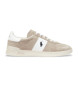 Polo Ralph Lauren Baskets en cuir beige Heritage Aera