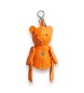 Polo Ralph Lauren Ornement Polo Bear en cuir pour sac orange