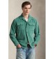 Polo Ralph Lauren Camisa Classic Fit de pana verde