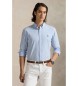 Polo Ralph Lauren Custom Fit blue stretch poplin shirt